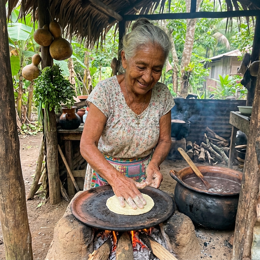 Doña Rosa Briceño, representative Nicoyan home cook